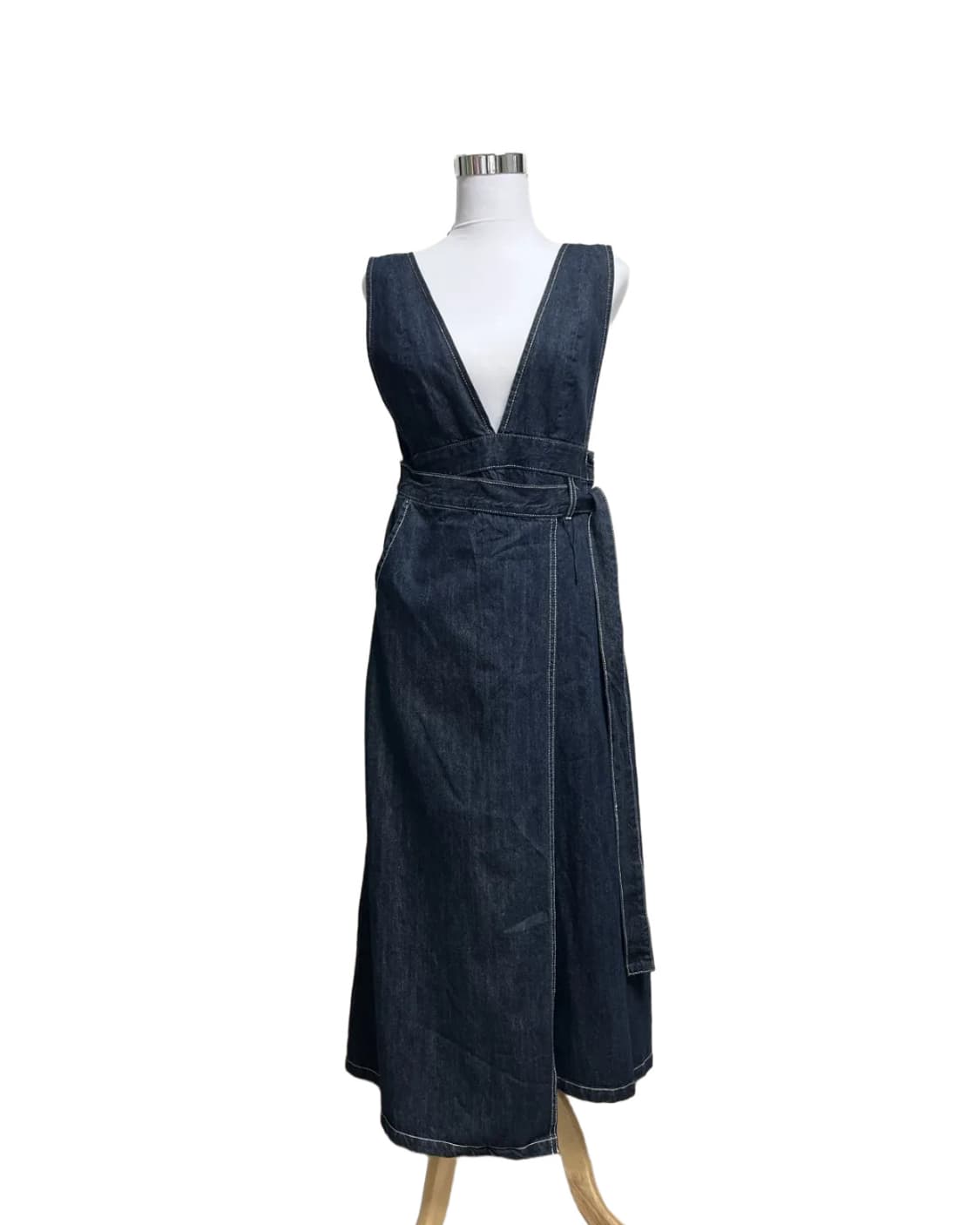 Denim wrap onepiece 상품이미지4