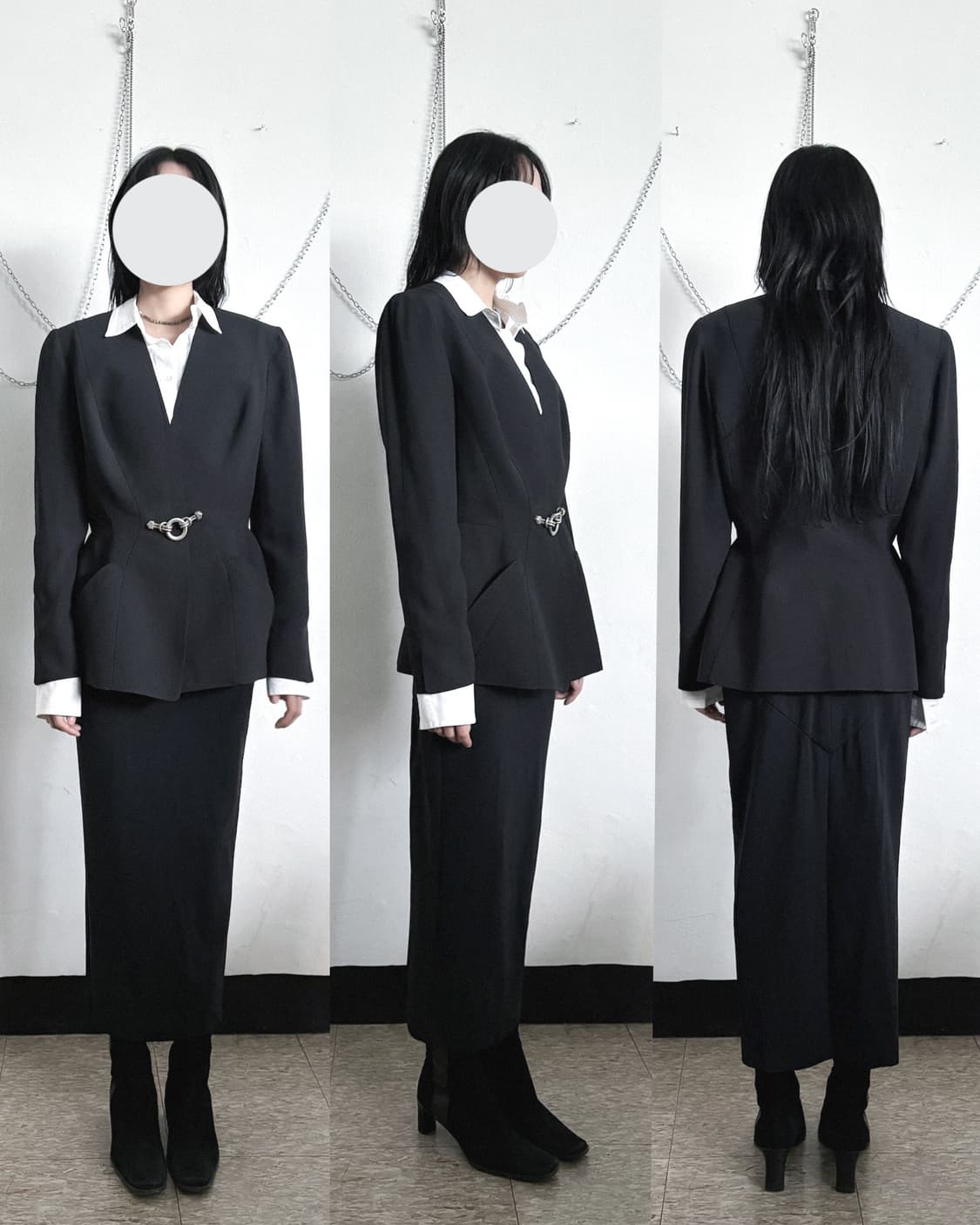 티에리 뮈글러 90s 아카이브 아워글래스 블레이져 상품이미지1