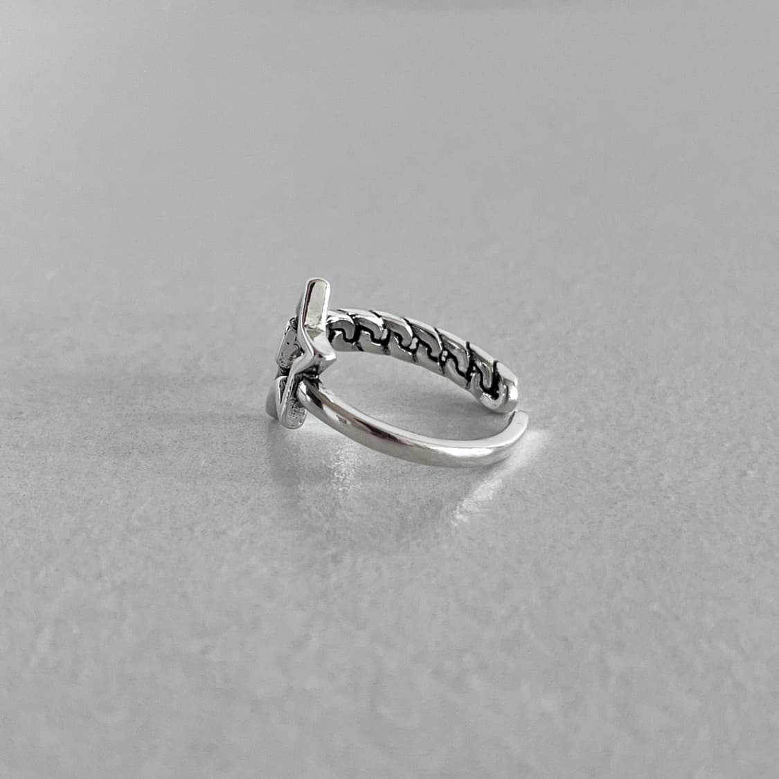 체인 스타 반지 상품이미지3