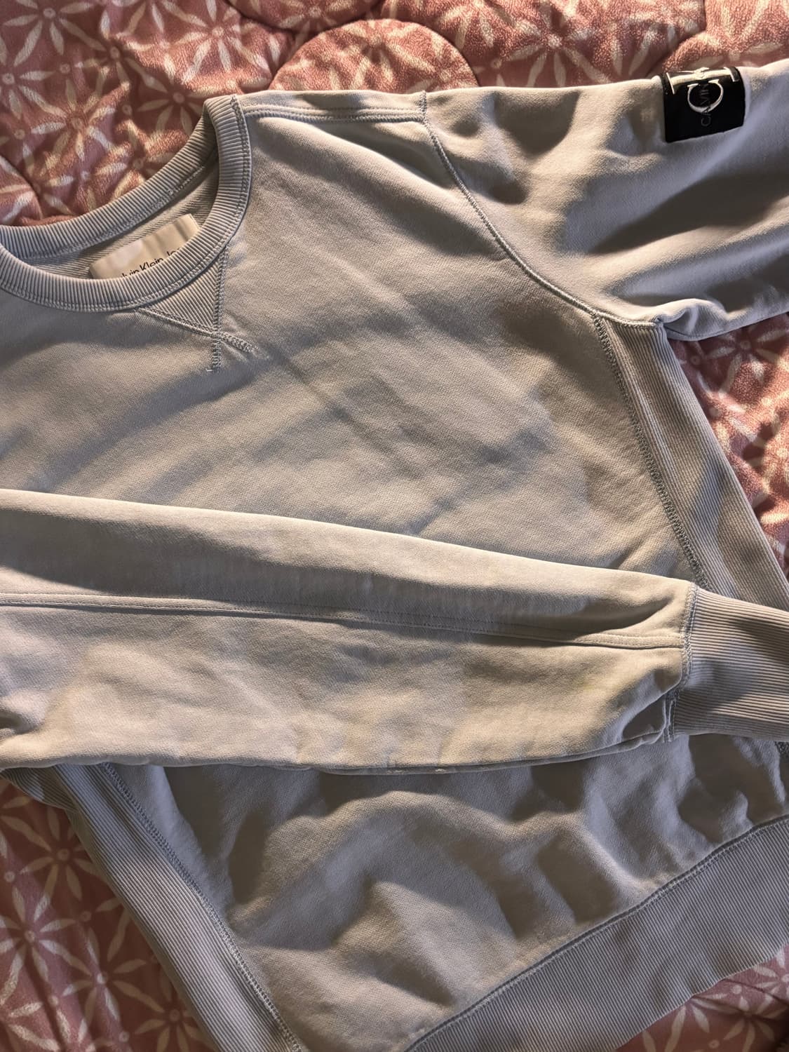 캘빈클라인 하늘색 맨투맨 상품이미지1