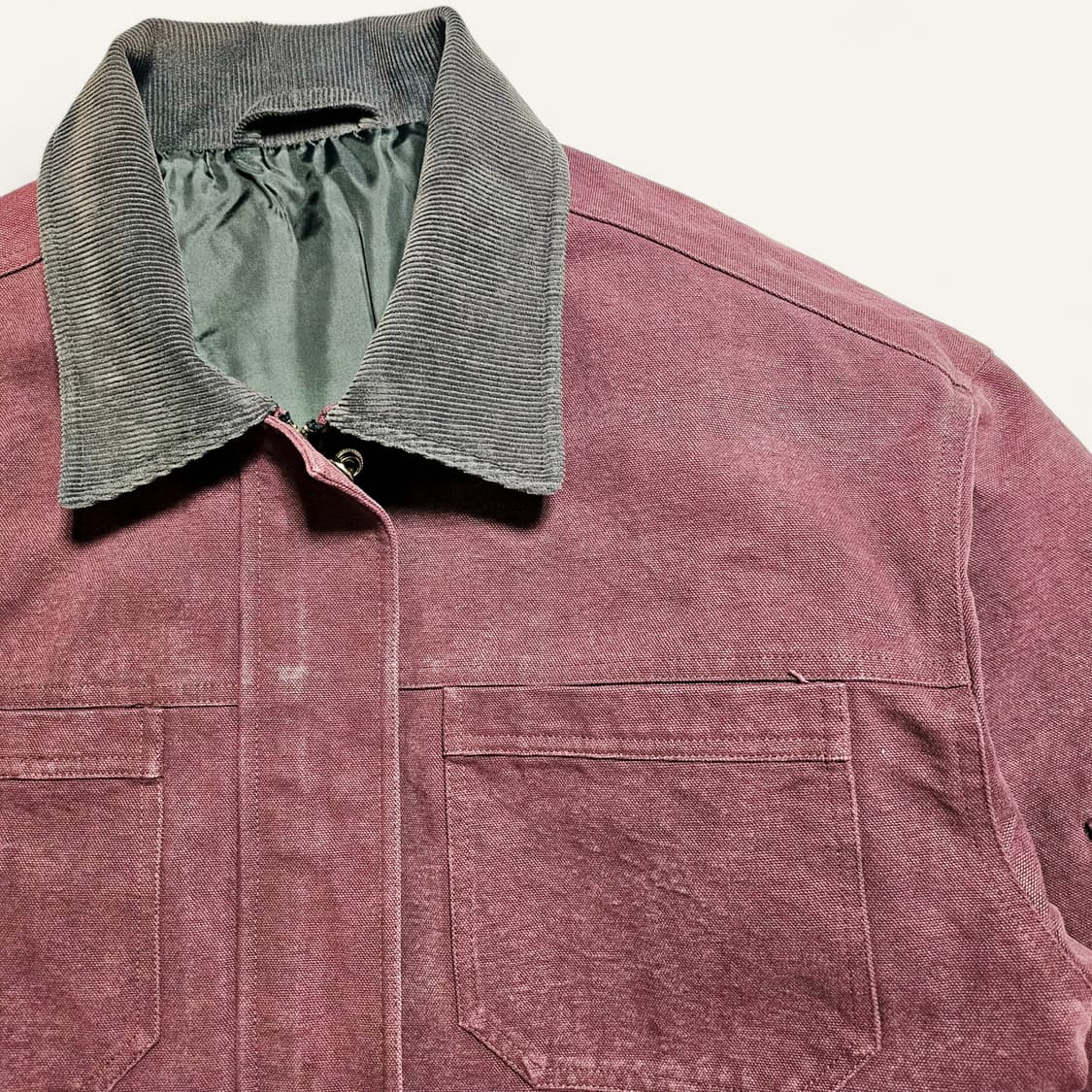 [ONE SIZE][포에토 FOETO] 가먼트다잉 페이드 워크 자켓 상품이미지3