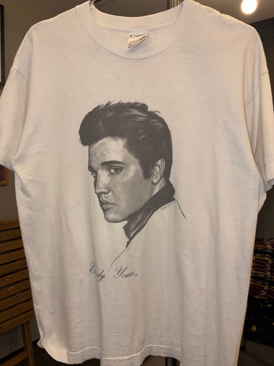 90‘s Elvis Presley portrait single T 상품이미지6