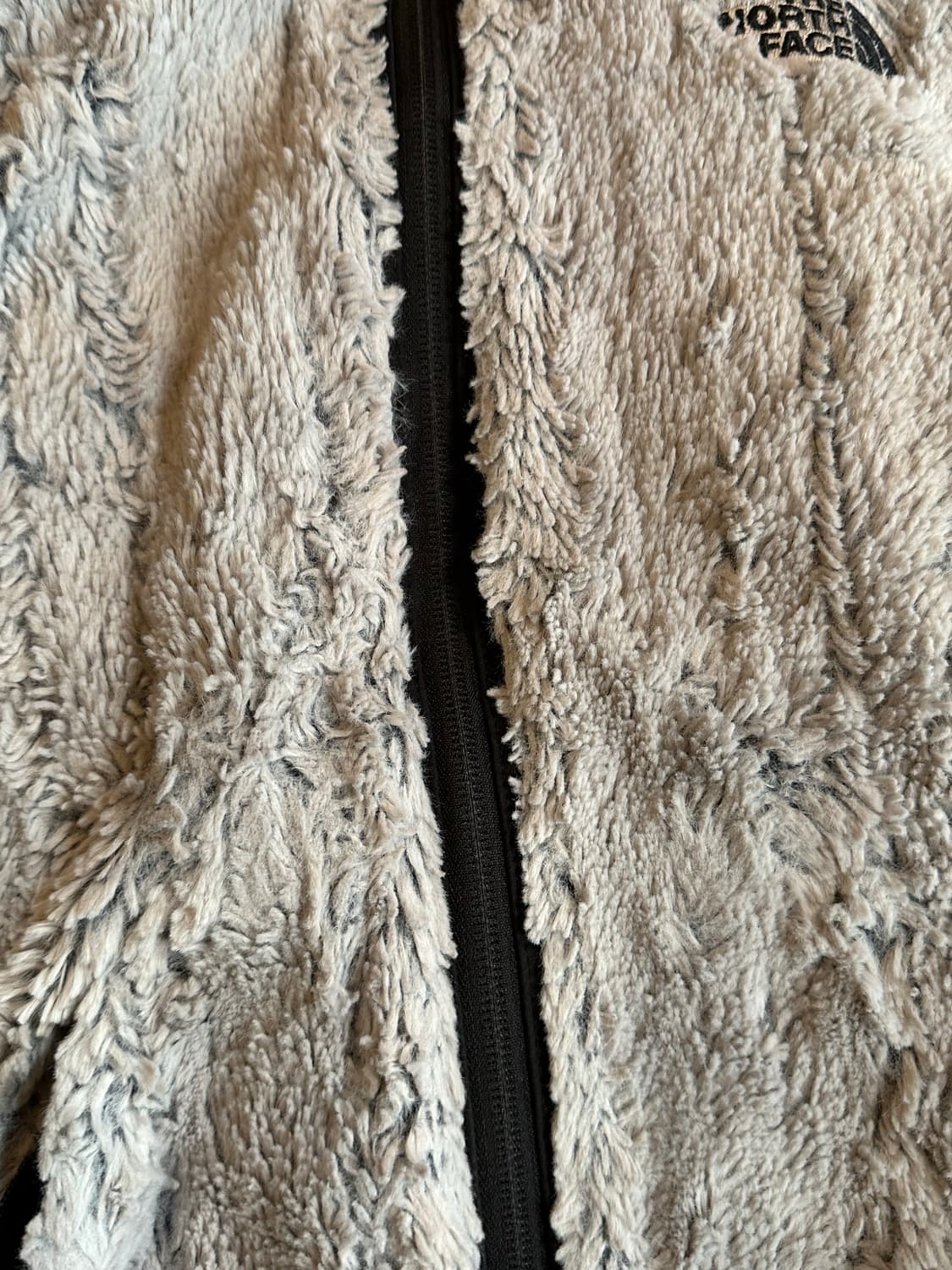 The North face white fur Vest 상품이미지7