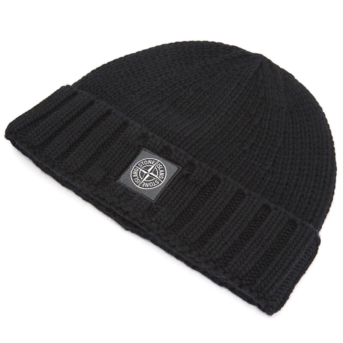 [OS] 스톤아일랜드 로고 패치 울 비니 블랙 상품이미지5