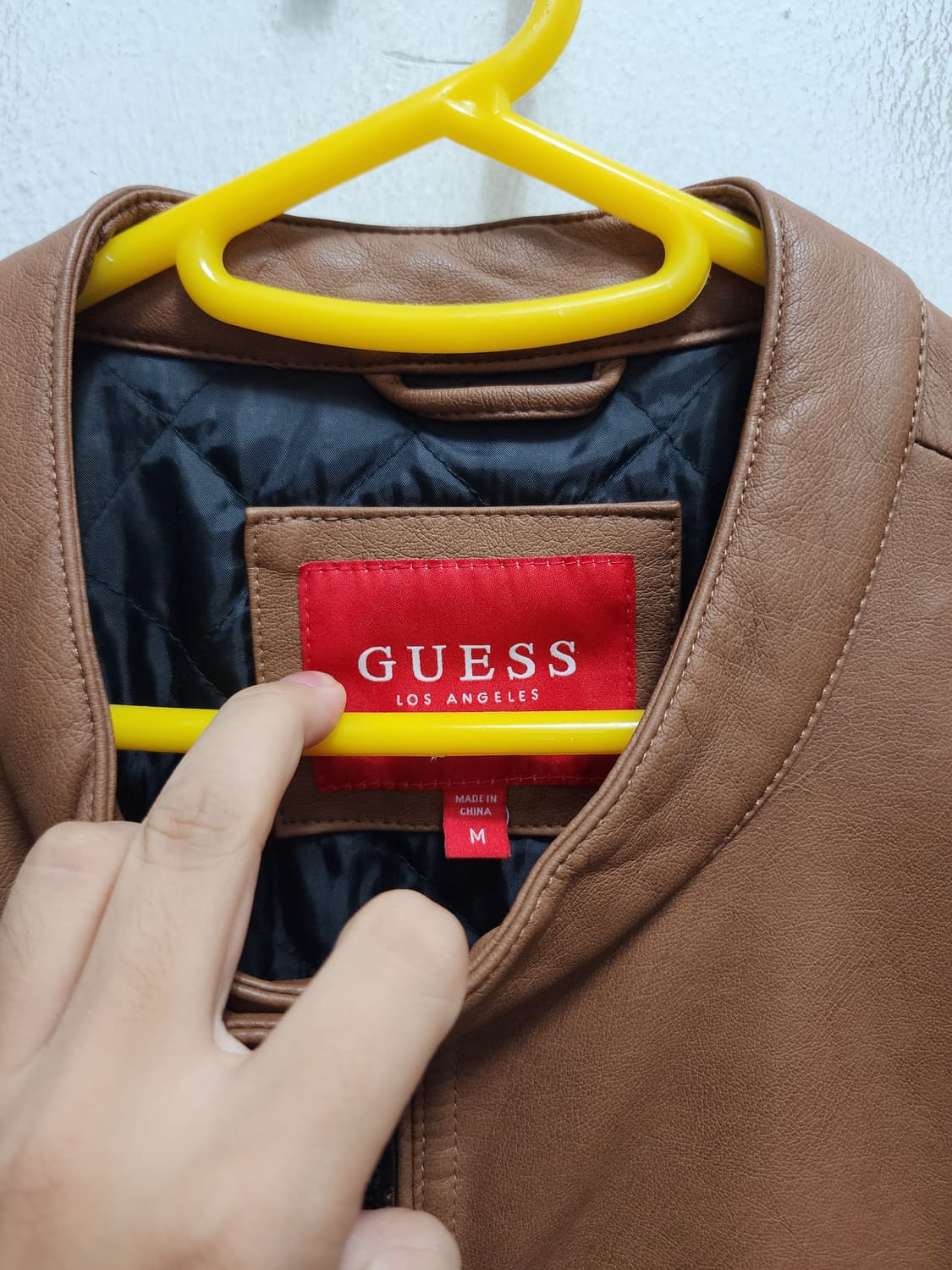 게스 브라운 가죽자켓  상품이미지6