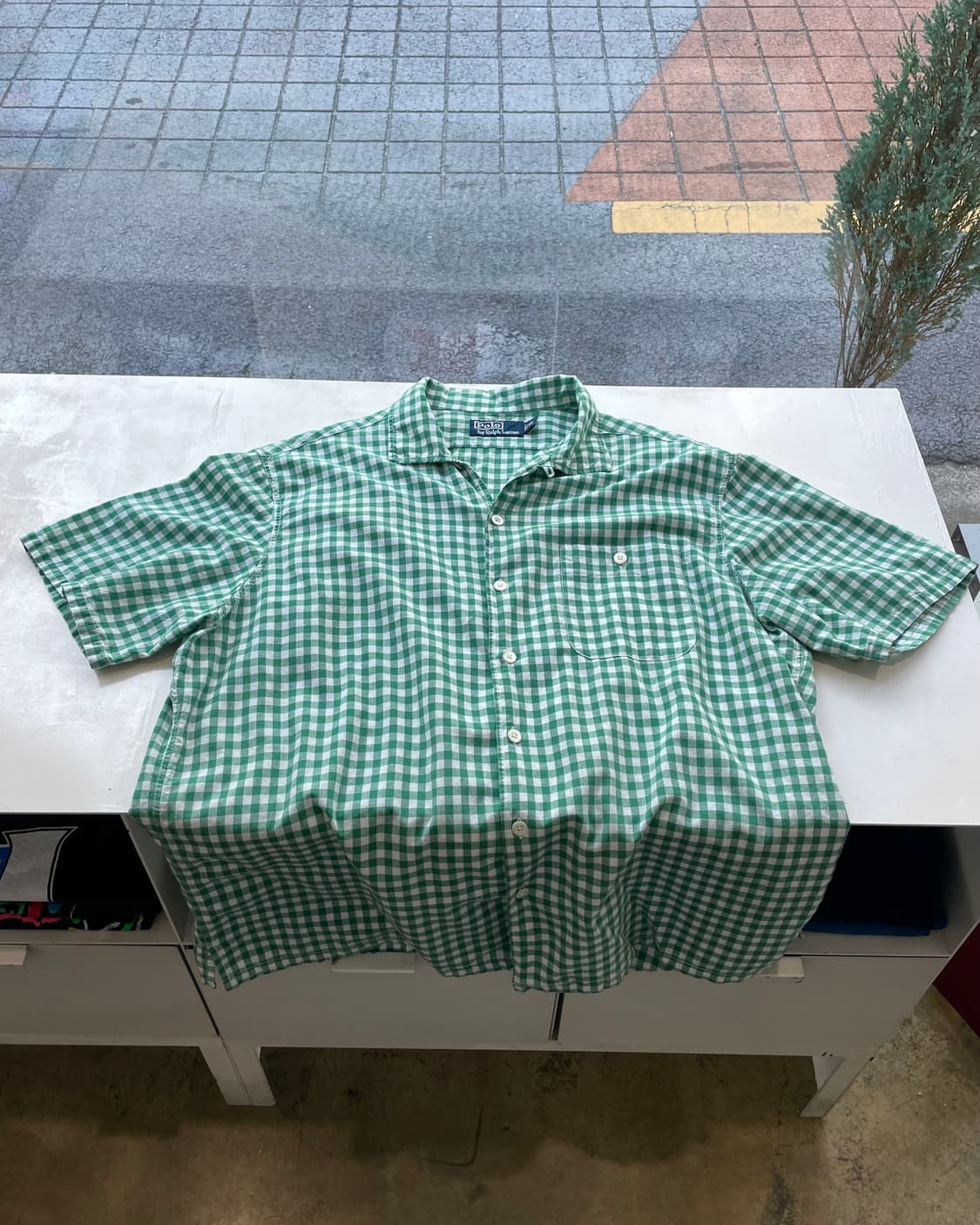 Polo RL Madras camp shirt 폴로 마드라스 캠프셔츠 상품이미지1