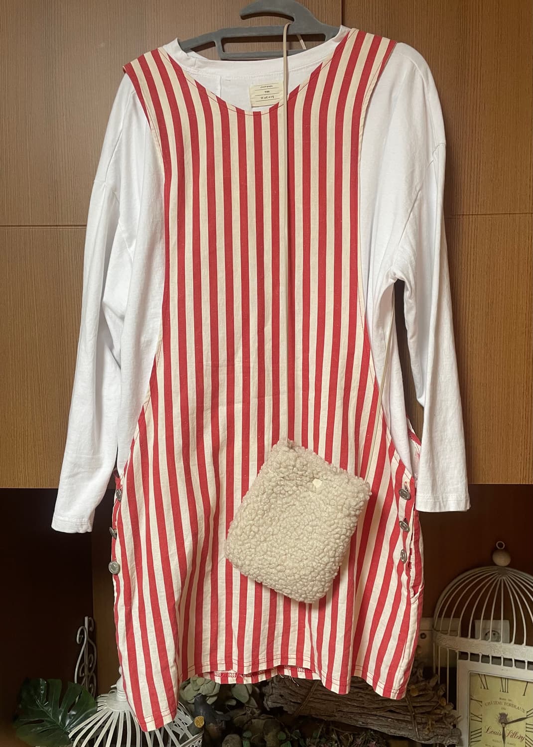 빈티지 멜빵 원피스  상품이미지2