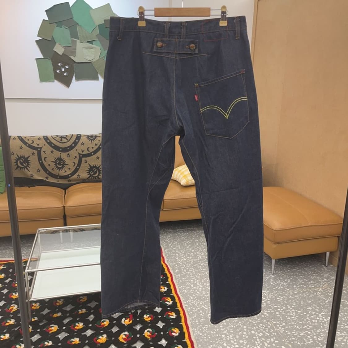 리바이스 엔지니어드진 빈티지 백버튼 데님팬츠 33인치 C07756 상품이미지4