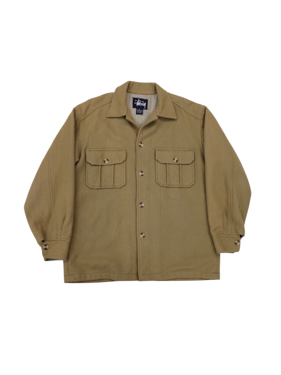 90’s 스투시 울 셔츠 상품이미지1