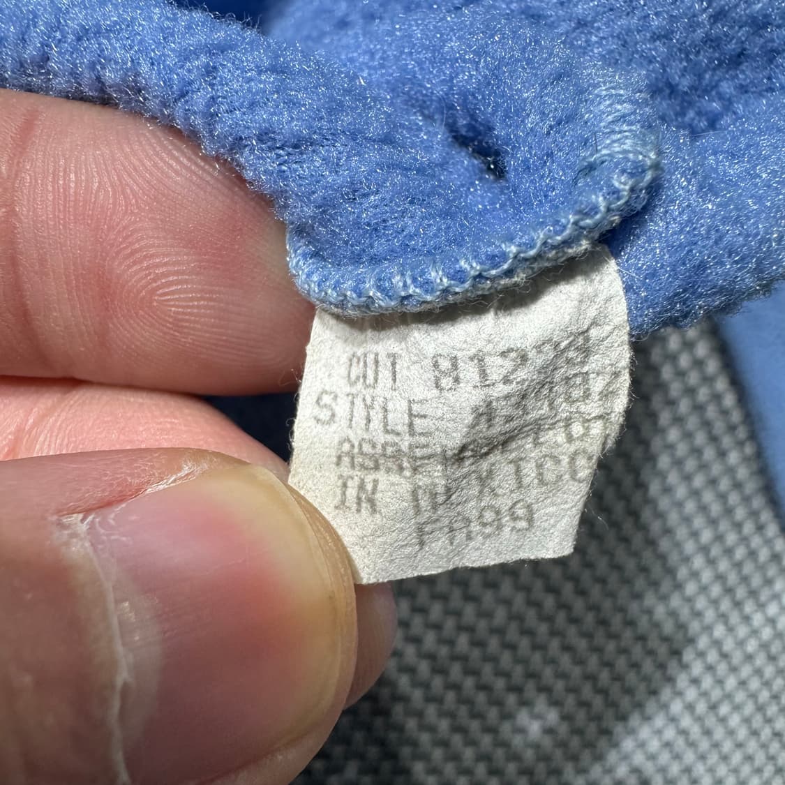 파타고니아 하프집업 플리스 스카이블루 ( XL/OLD-8287 ) 상품이미지6