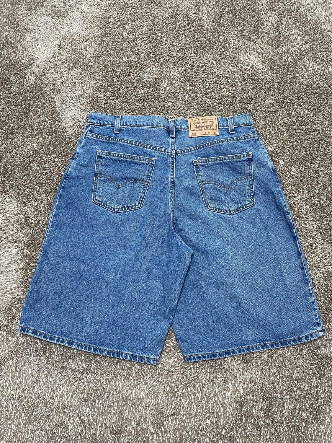 90s vintage USA levis 565 shorts jorts 상품이미지7