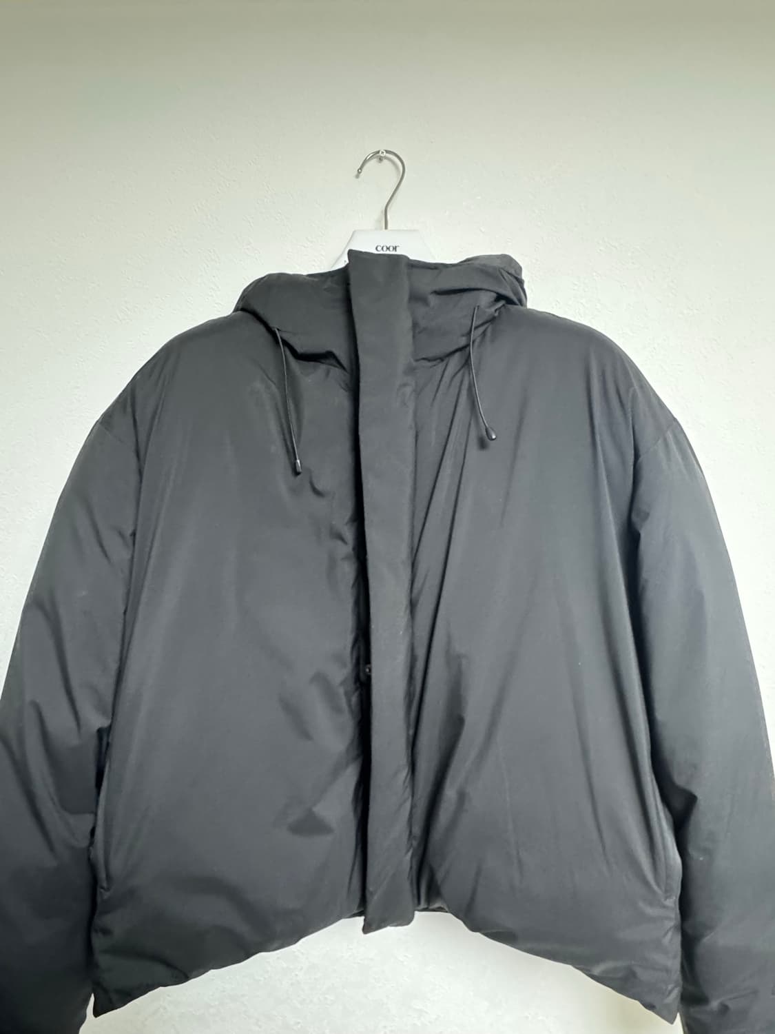 쿠어 워터 리펠런트 구스다운 점퍼 블랙 XL 상품이미지2