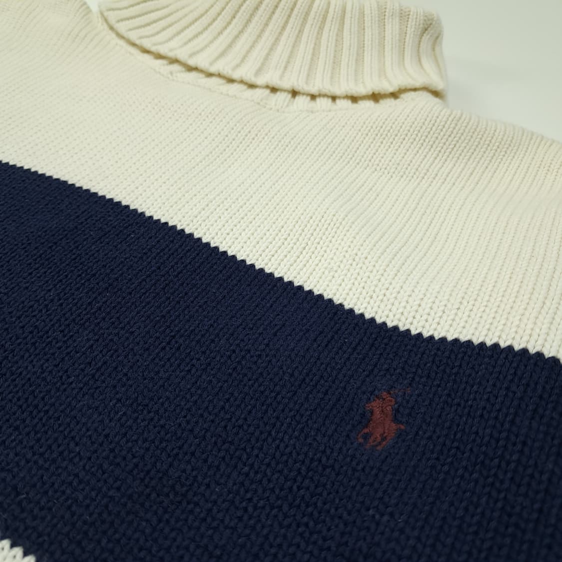CL092 L 폴로 코튼 터틀넥 니트 상품이미지4