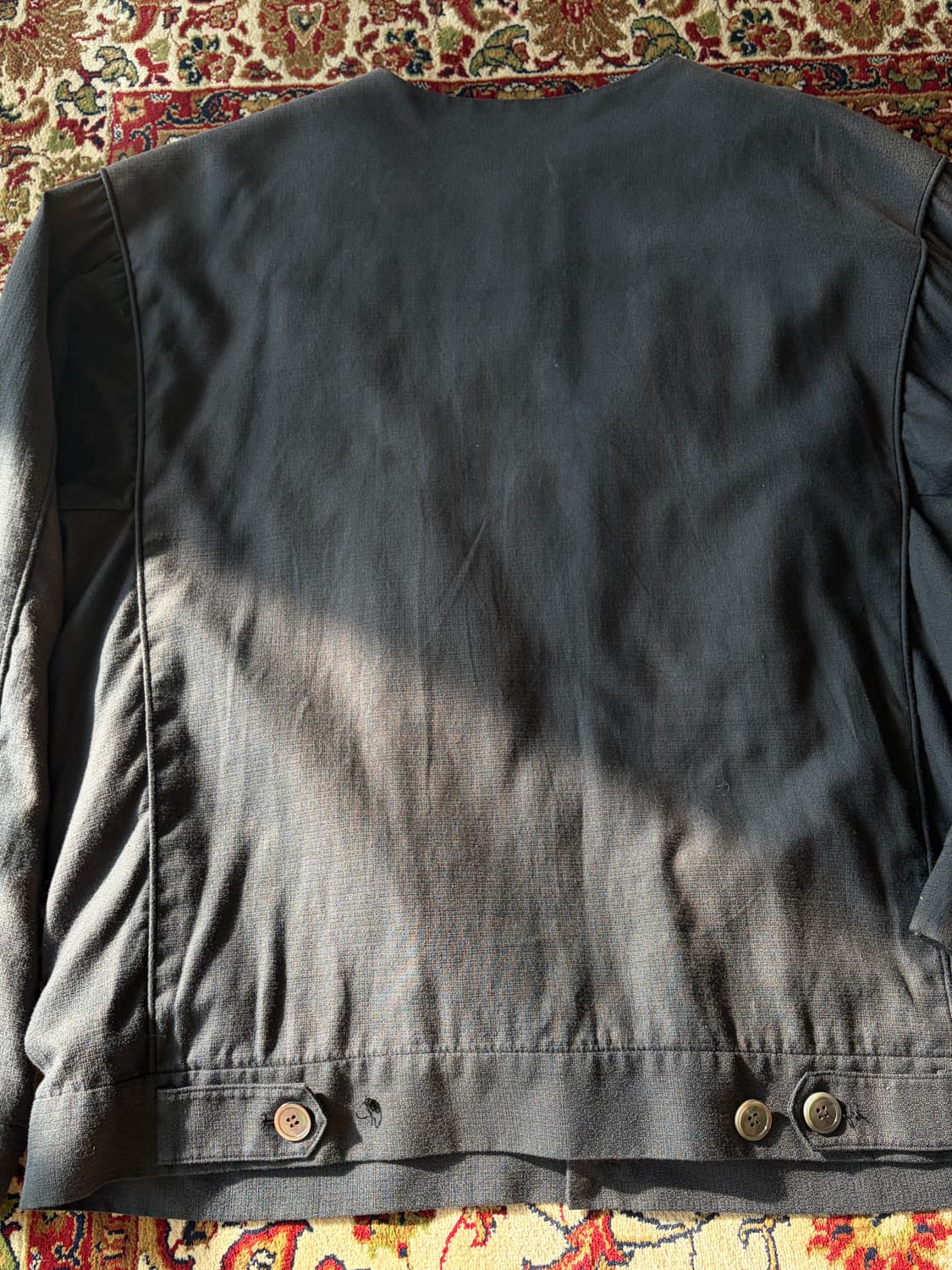 22SS 지용킴 논카라 선페이드 자켓 상품이미지2