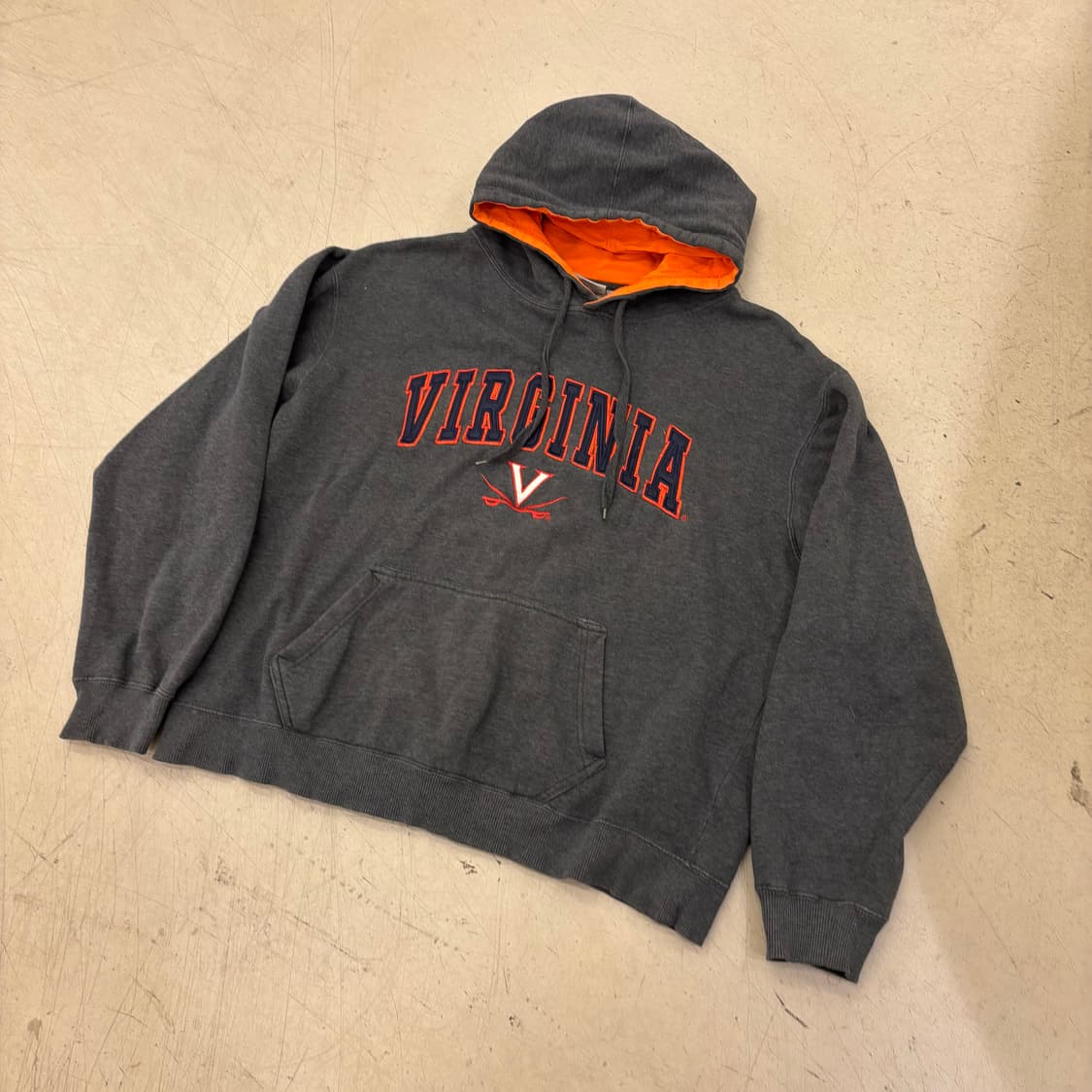 빈티지 버지니아 바이킹스 빅로고 후드티 상품이미지1
