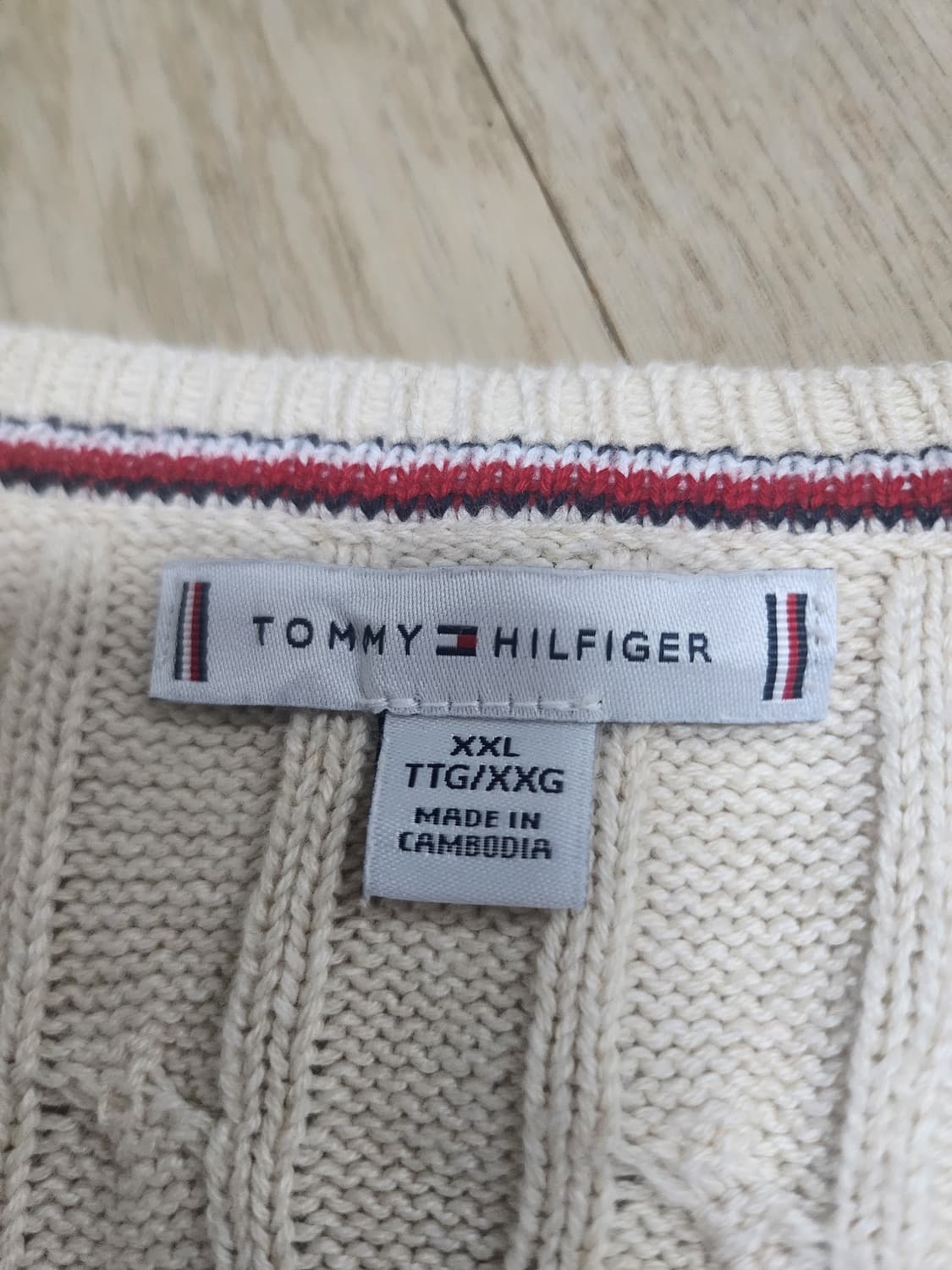타미힐피거 XXL 니트 가디건 상품이미지6