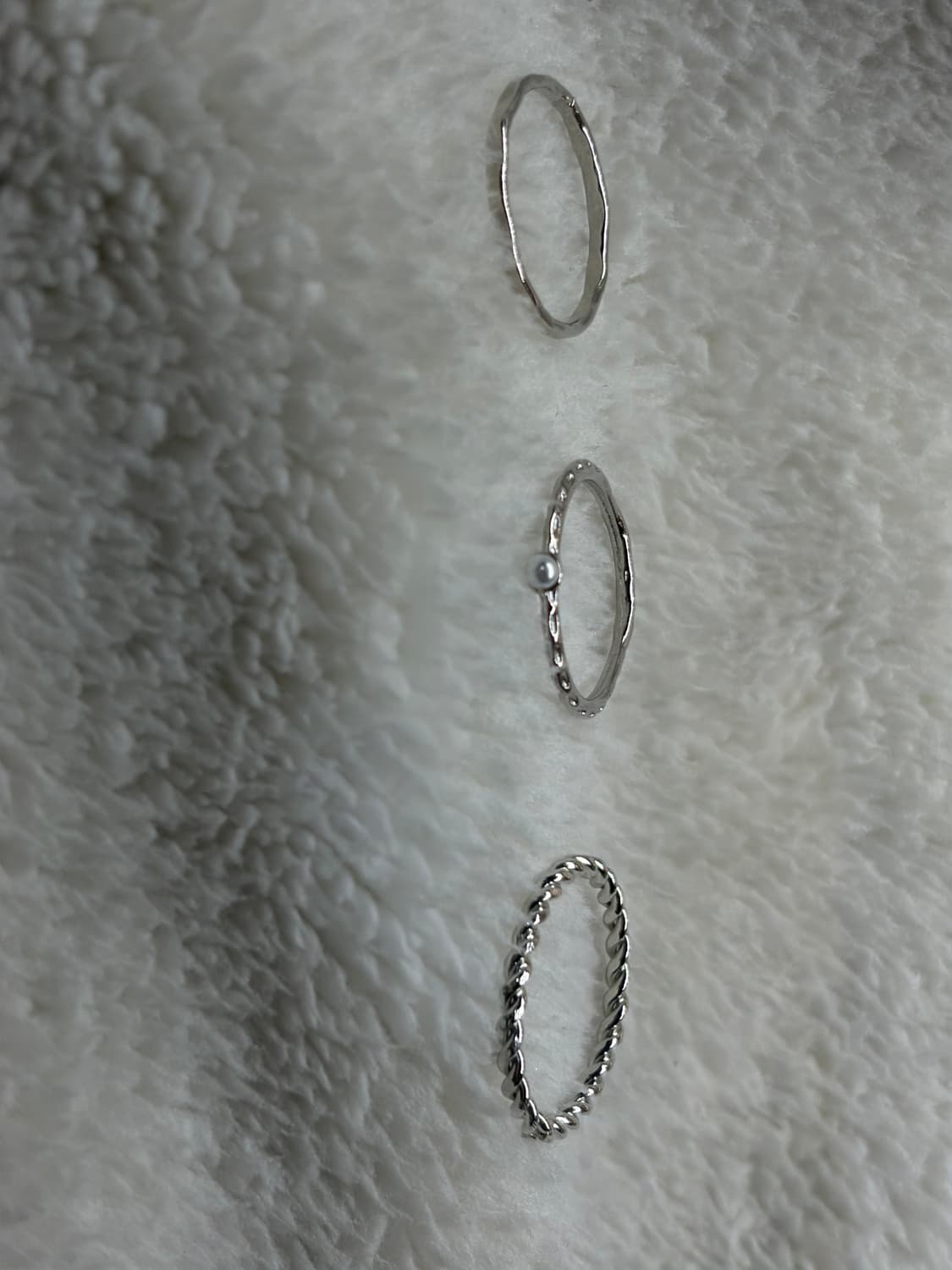 은 도금 반지 빈티지링 레이어드링  상품이미지3