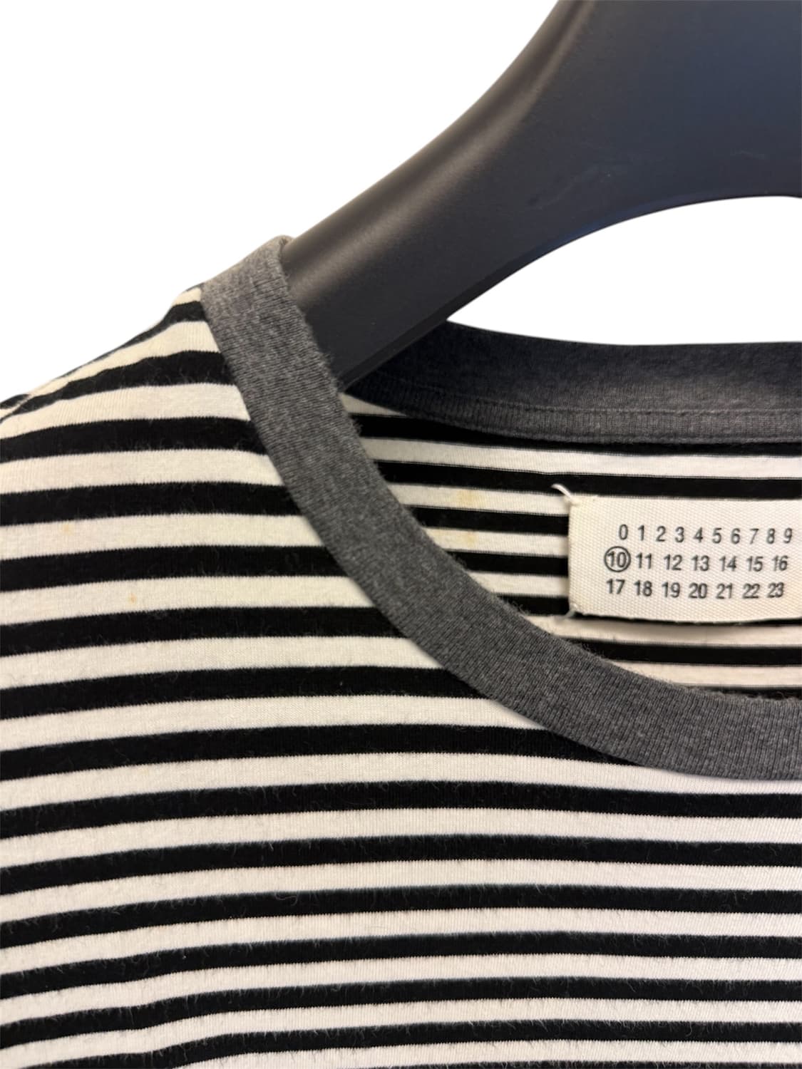 메종 마르지엘라 스트라이프 반팔 티 셔츠 상품이미지3