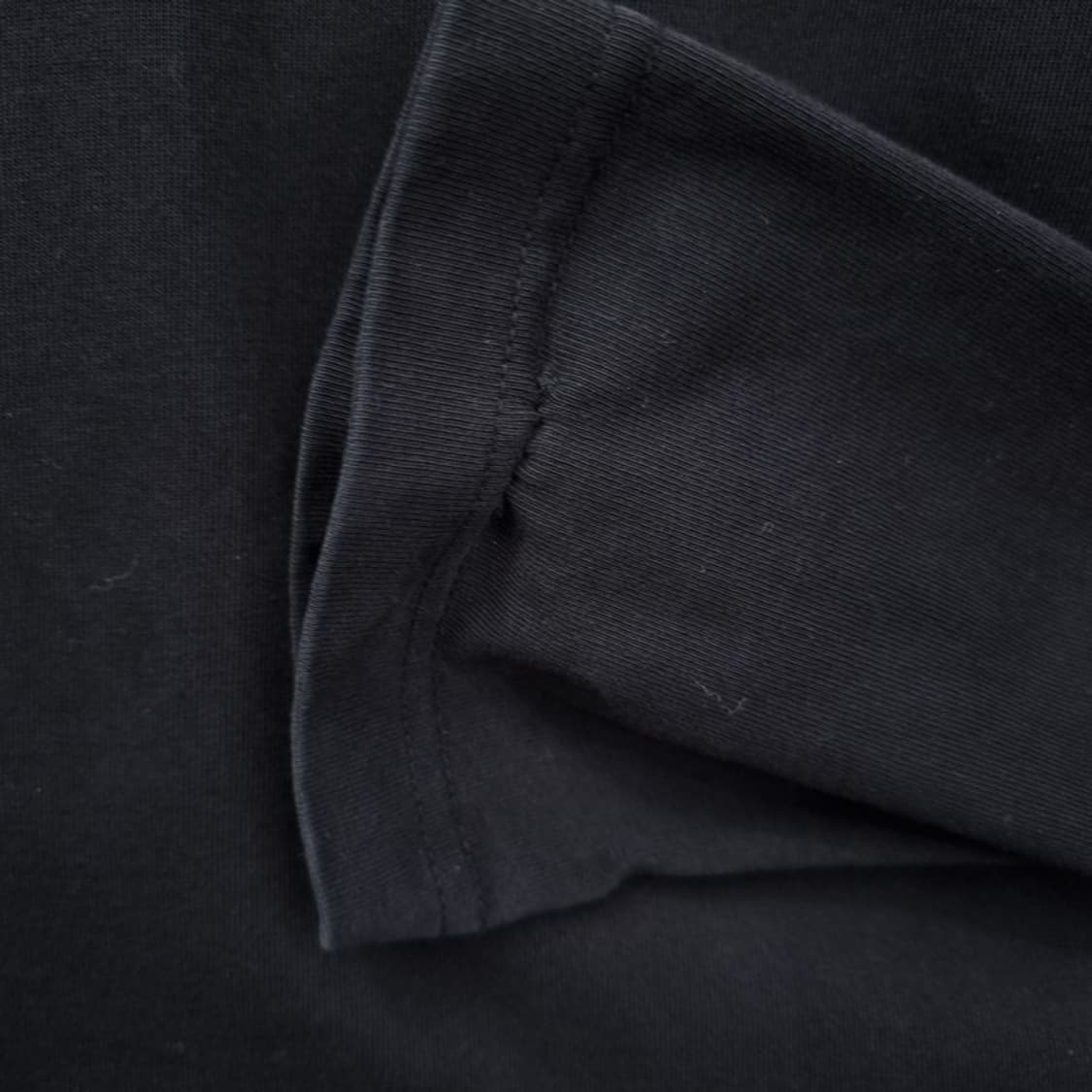 [이로 ]로고 패치 오버사이즈 롱슬리브 긴팔티 블랙 M19110 상품이미지8