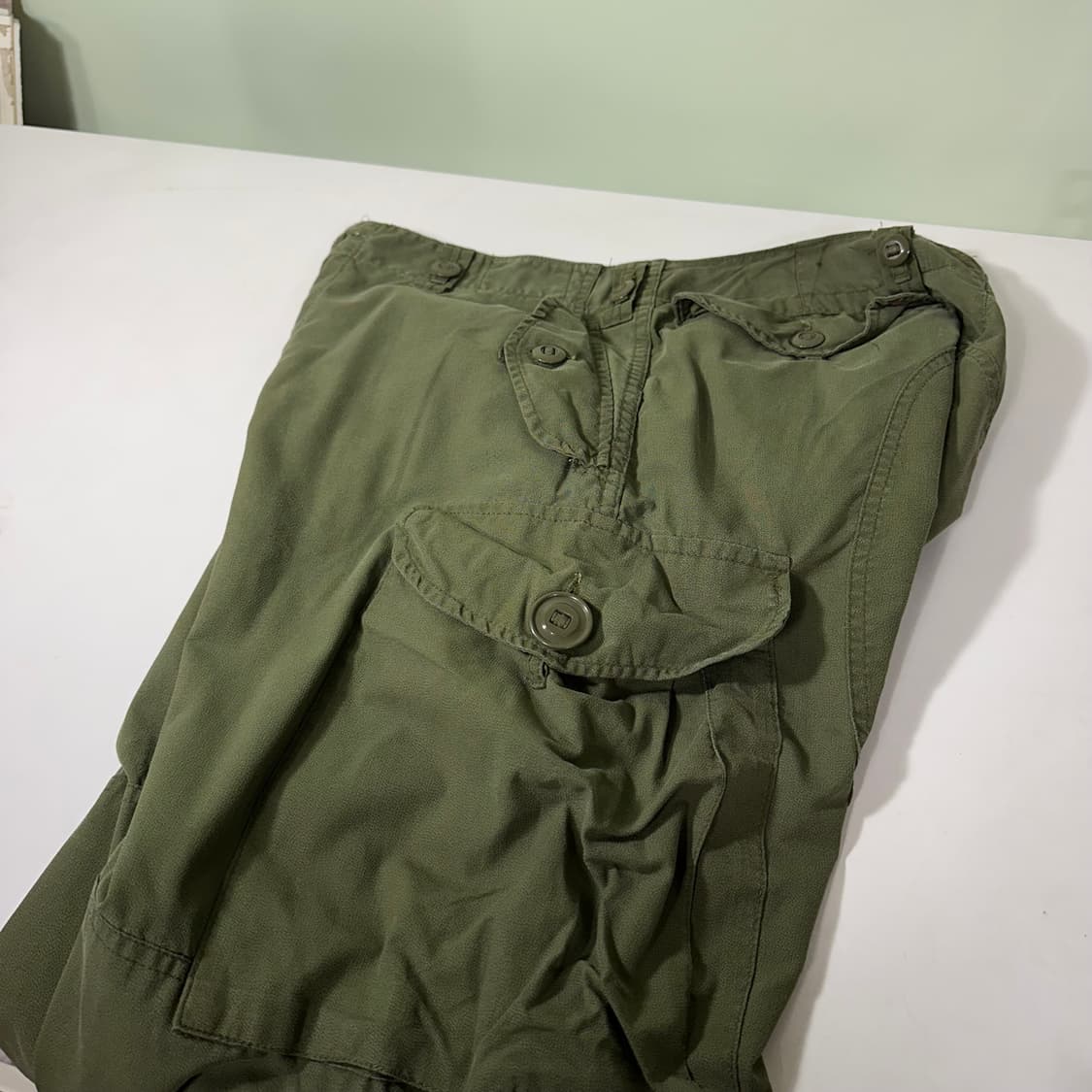 L US ARMY 카키 레귤러핏 코튼 유틸리티 밀리터리 카고팬츠 상품이미지1