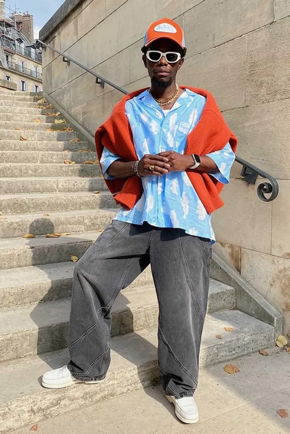 ADD 에드 흑청 토네이도 와이드데님팬츠 XS 남성 28-29 사이즈 상품이미지3