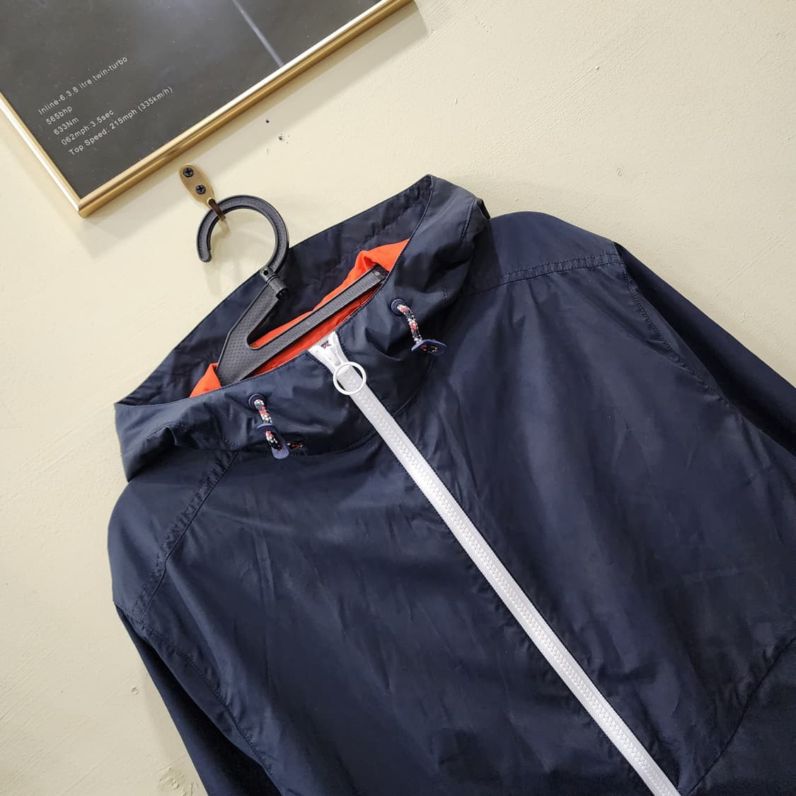 [L] Timberland 후드 집업 점퍼 (네이비) 상품이미지2