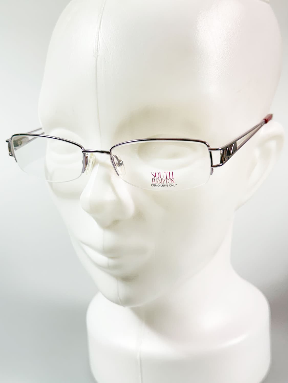 SOUTH HAMPTON 반무테 스퀘어 메탈 빈티지 안경 상품이미지8