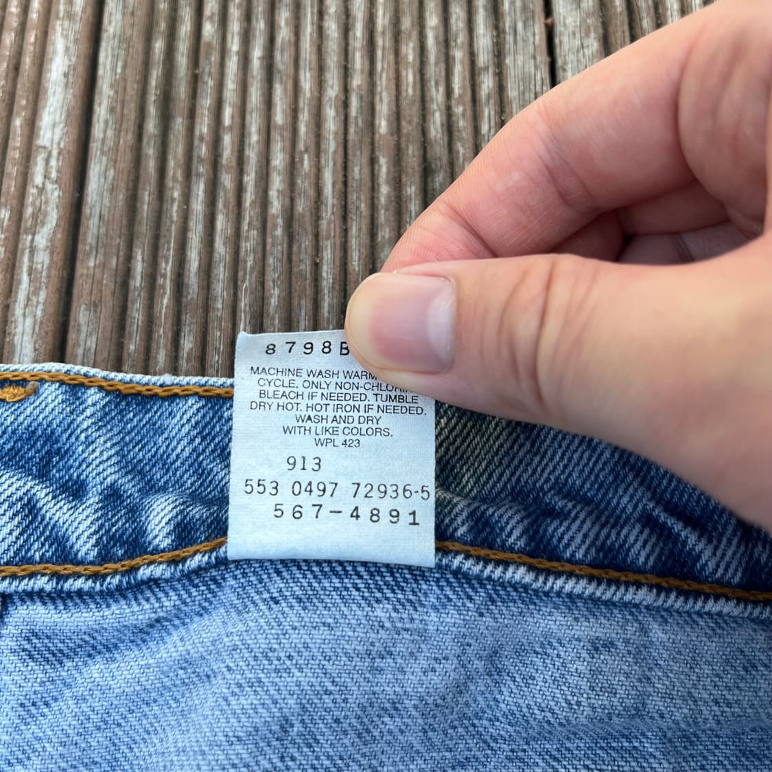 [36X30] 90s 빈티지 리바이스 567 made in usa 상품이미지3