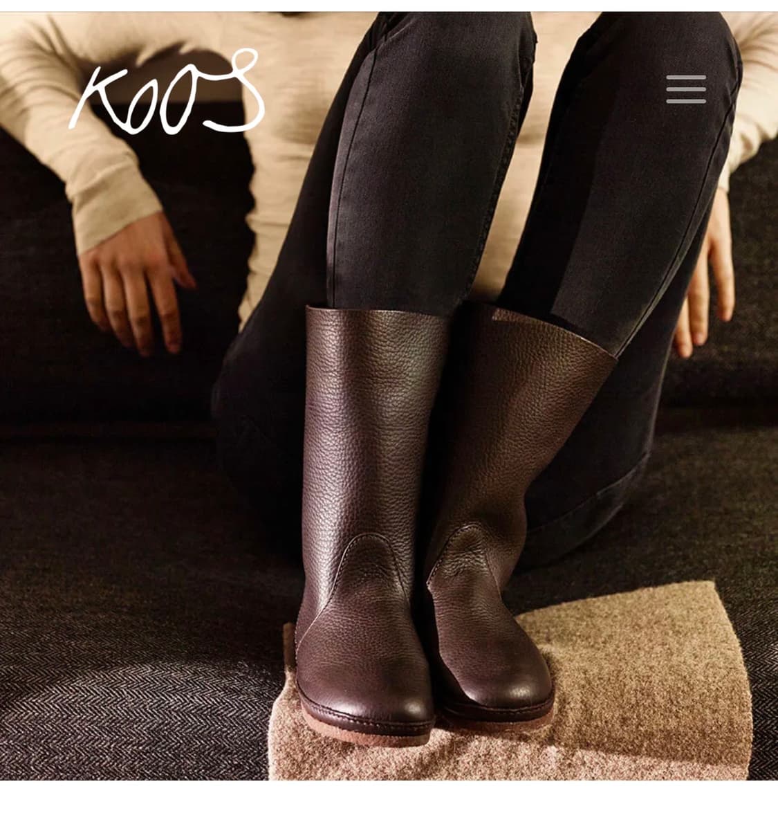 Koos 미들 부츠 (블랙) 상품이미지1