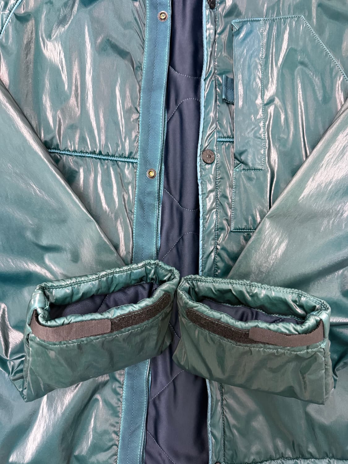 스톤아일랜드 08 prismatica silk jacket green 상품이미지7