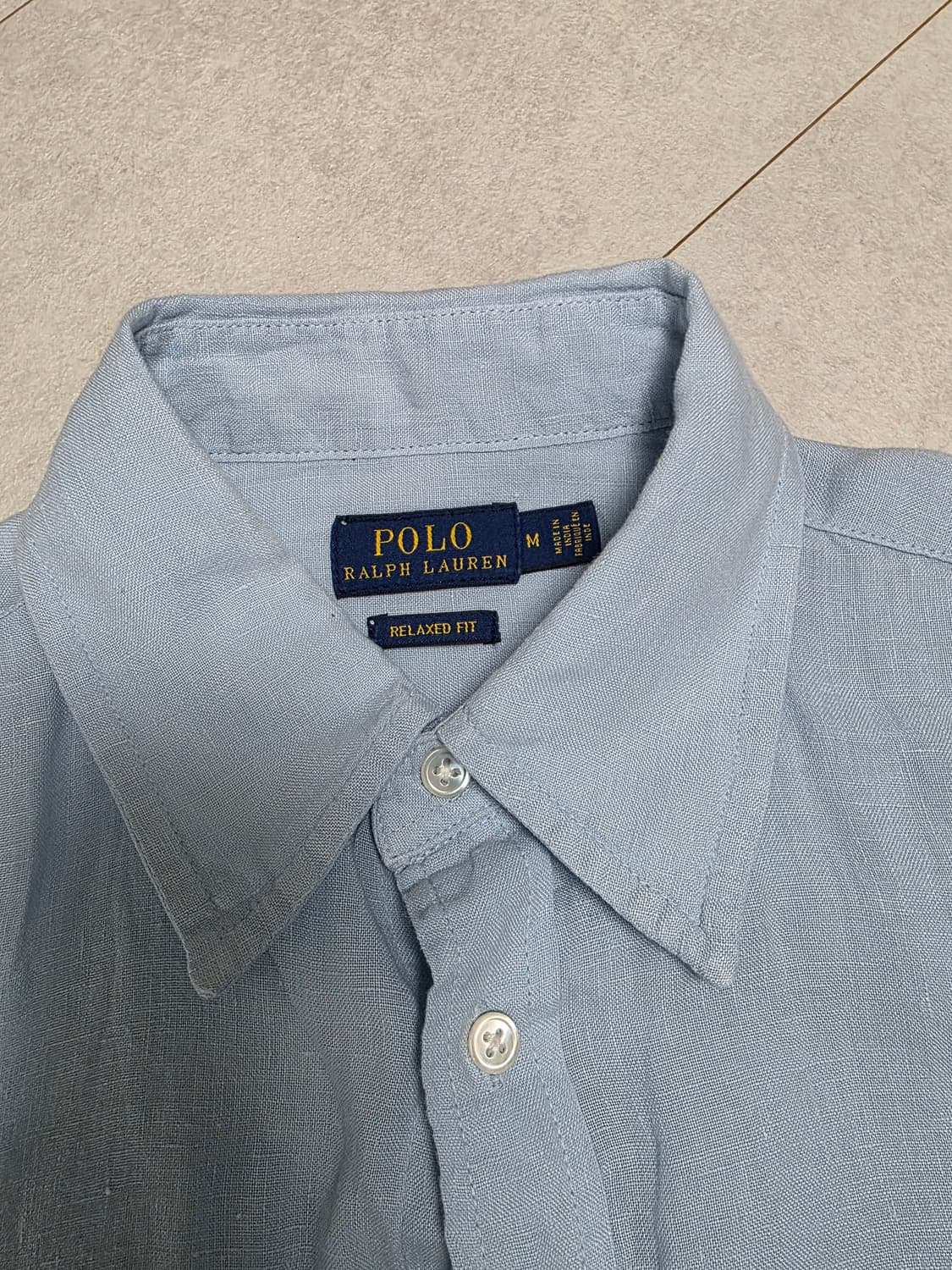 폴로 랄프로렌 셔츠 M 라이트블루 여성용 55반-66반 상품이미지3