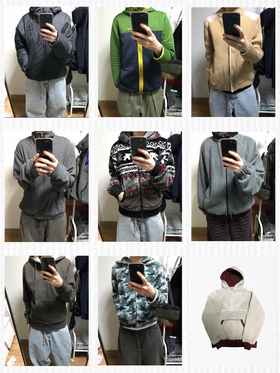 아우터, 상의 일괄(14개) 상품이미지1