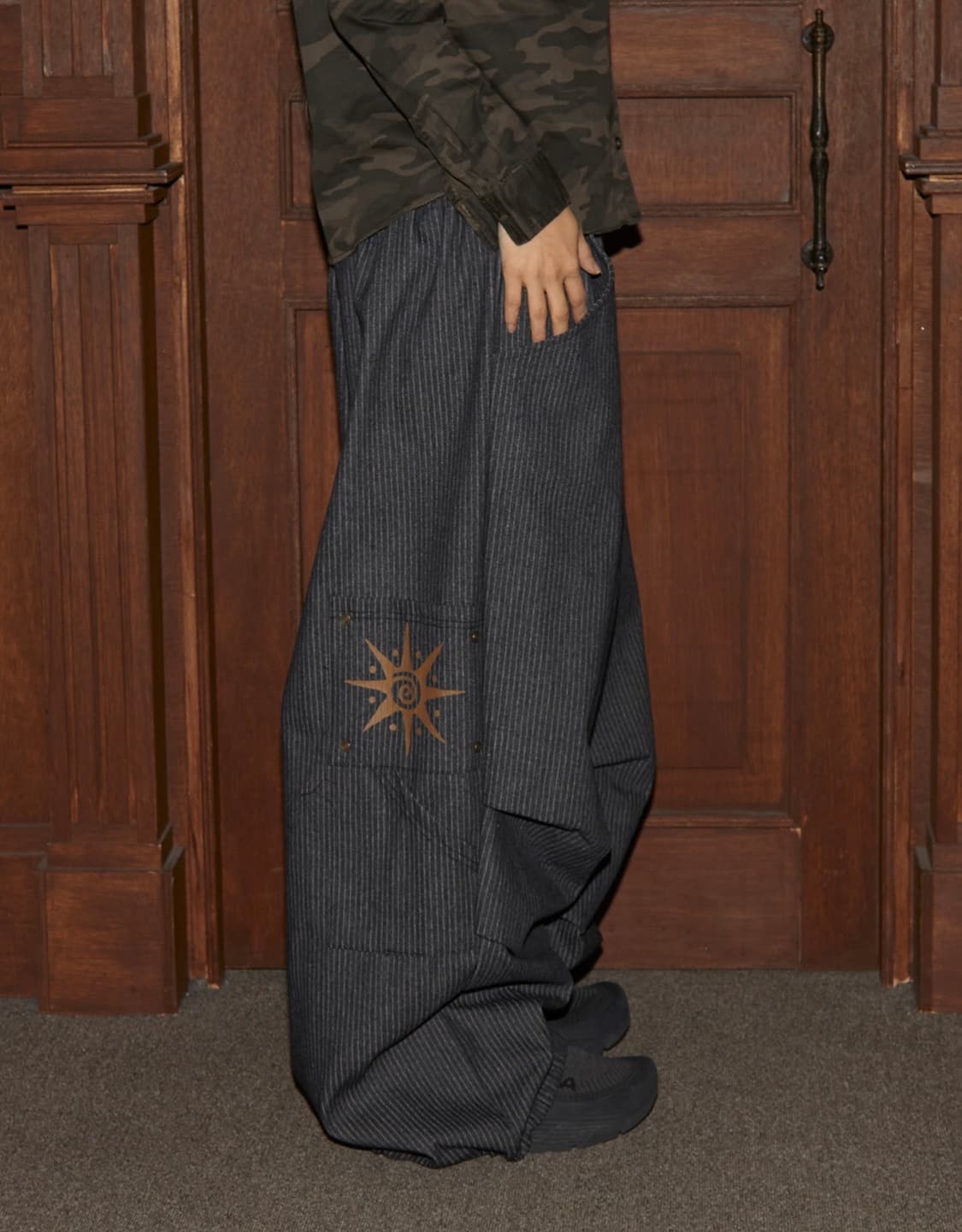 RUNTZ- BURNING MEGA WIDE STRIPE DENIM 상품이미지2