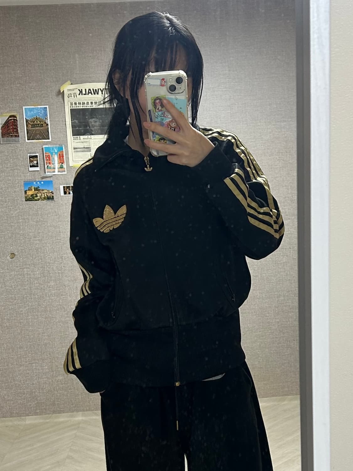 아디다스 검금 스팽글 져지 상품이미지1