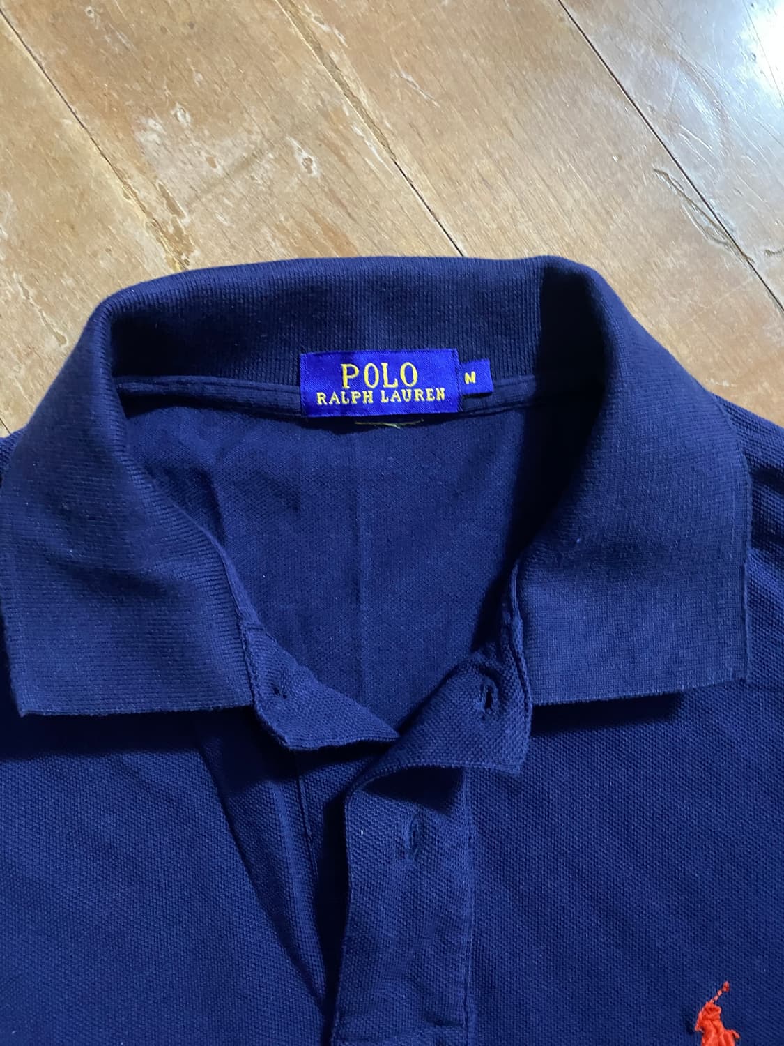 (미사용)폴로 랄프로렌 네이비 카라티 M (100) 상품이미지3