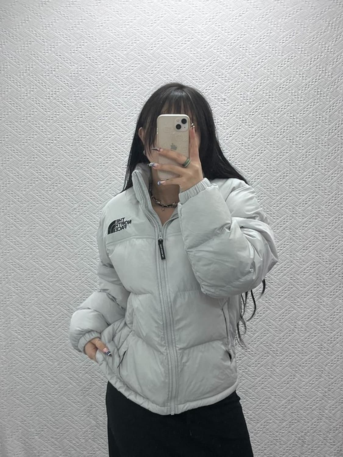 노스페이스 눕시 온볼 레트로 빈티지 패딩 자켓 M C07902 상품이미지1