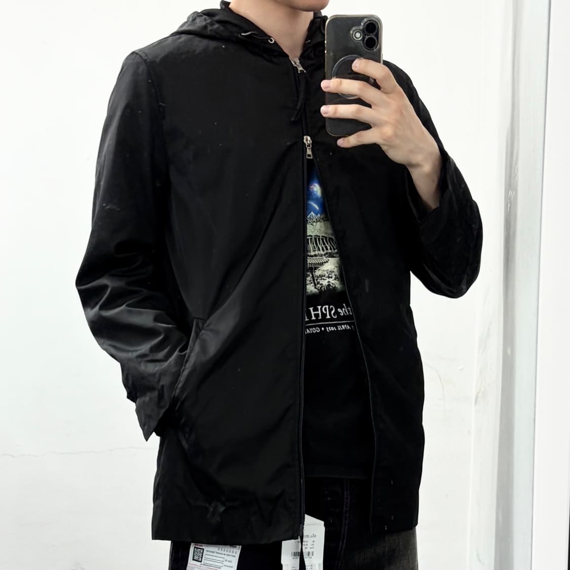 프라다 아카이브 투웨이 나일론 후드 자켓 상품이미지2