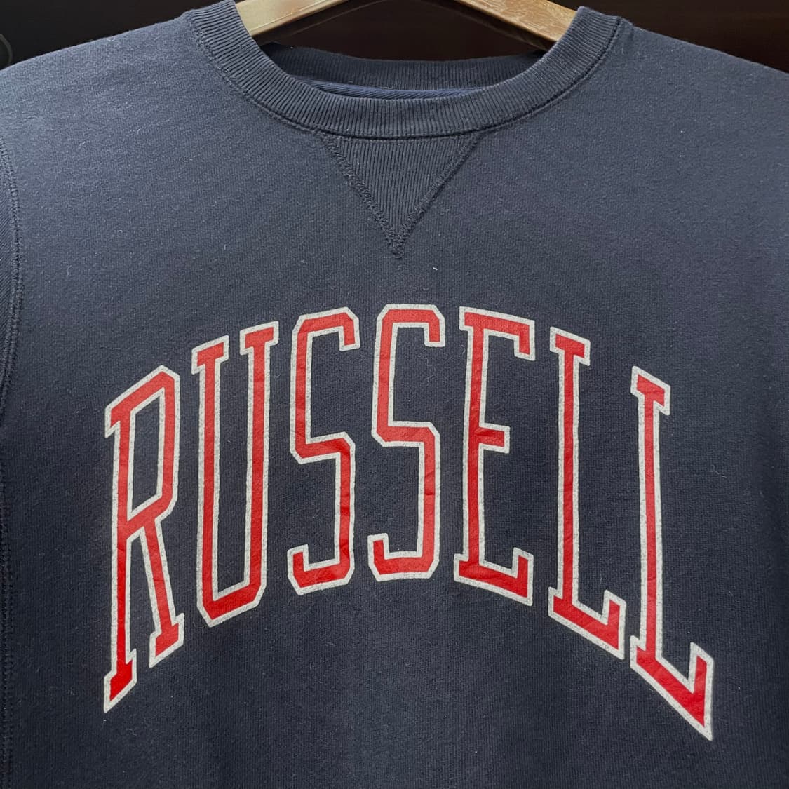 90s 러셀 아틀레틱 프린팅 스펠 아웃 맨투맨 스웻 셔츠 N397 상품이미지3
