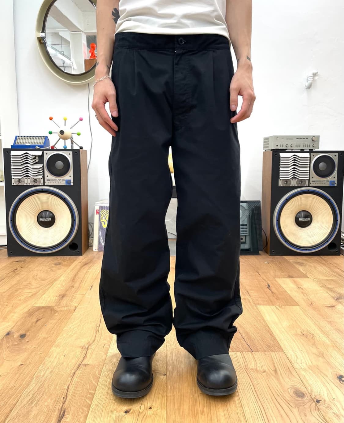 [L] 꼼데가르송 옴므 플러스 코튼 팬츠 상품이미지3