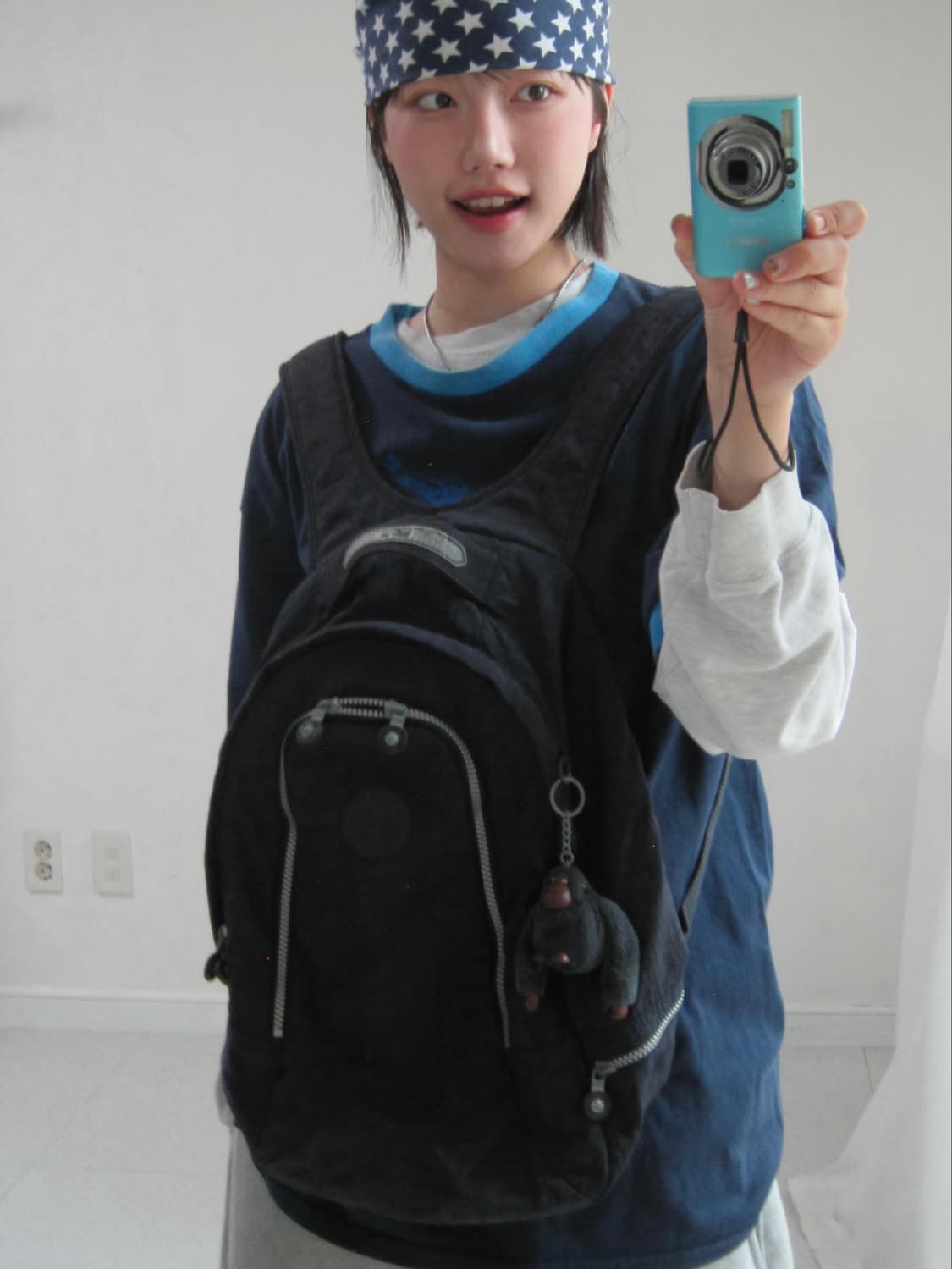 키플링 네이비 백팩 상품이미지4
