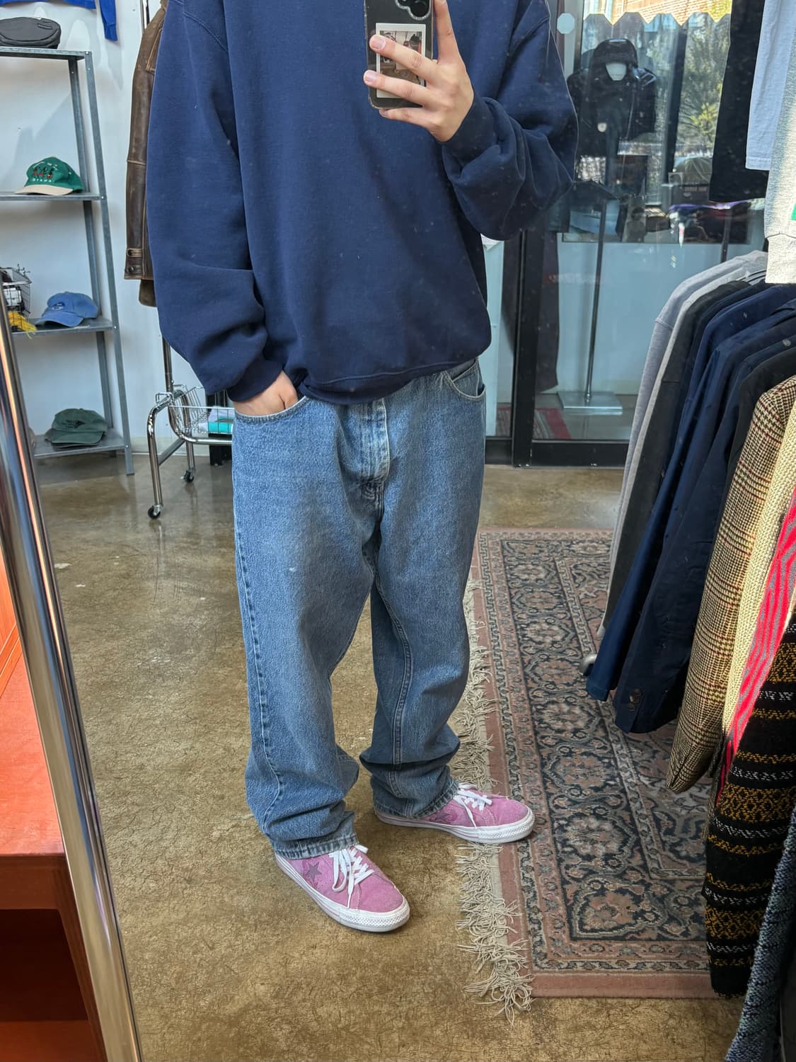 90-00s 랭글러 빈티지 데님 팬츠 상품이미지3