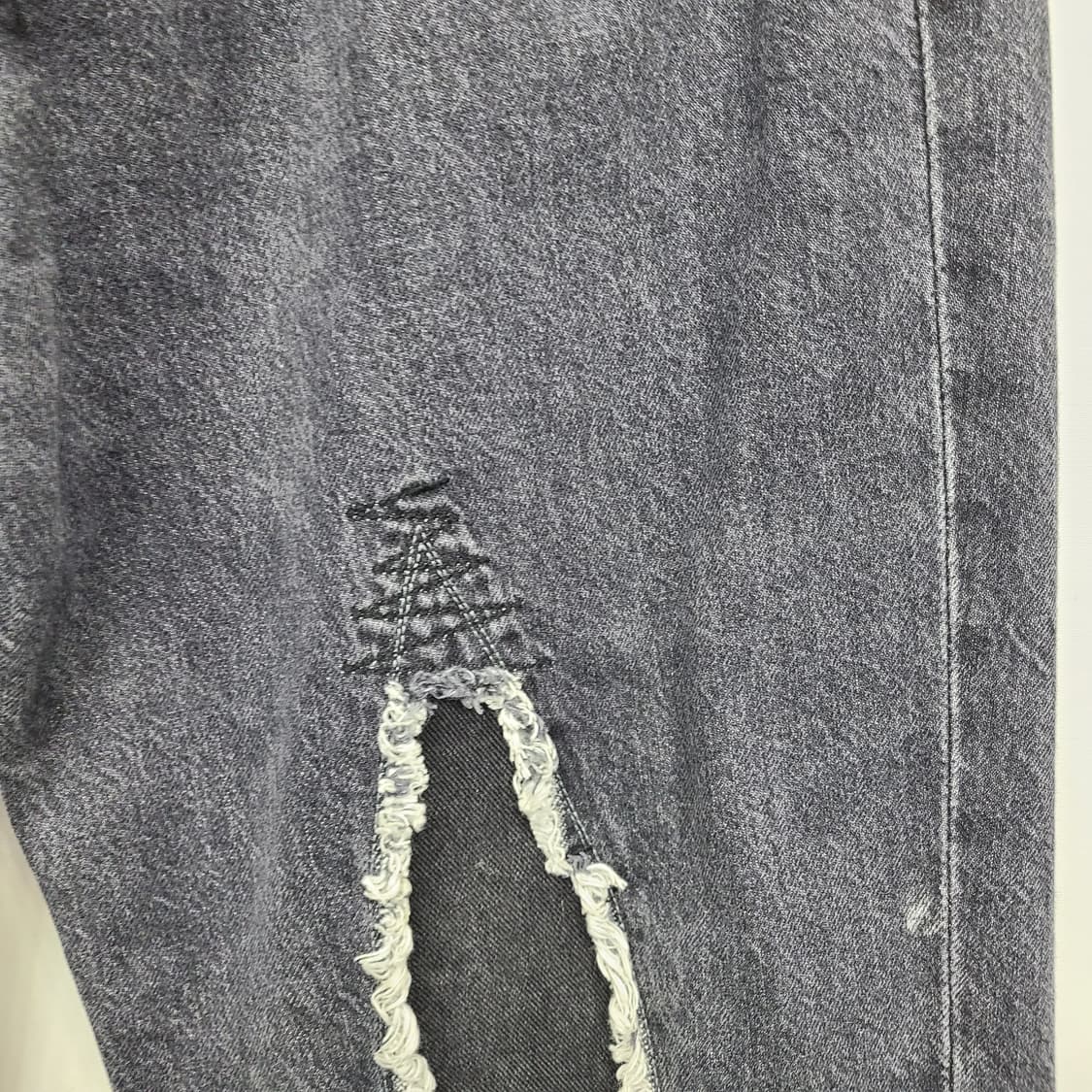 아워레가시 써드컷 슬래시 데님 블랙 33 상품이미지4