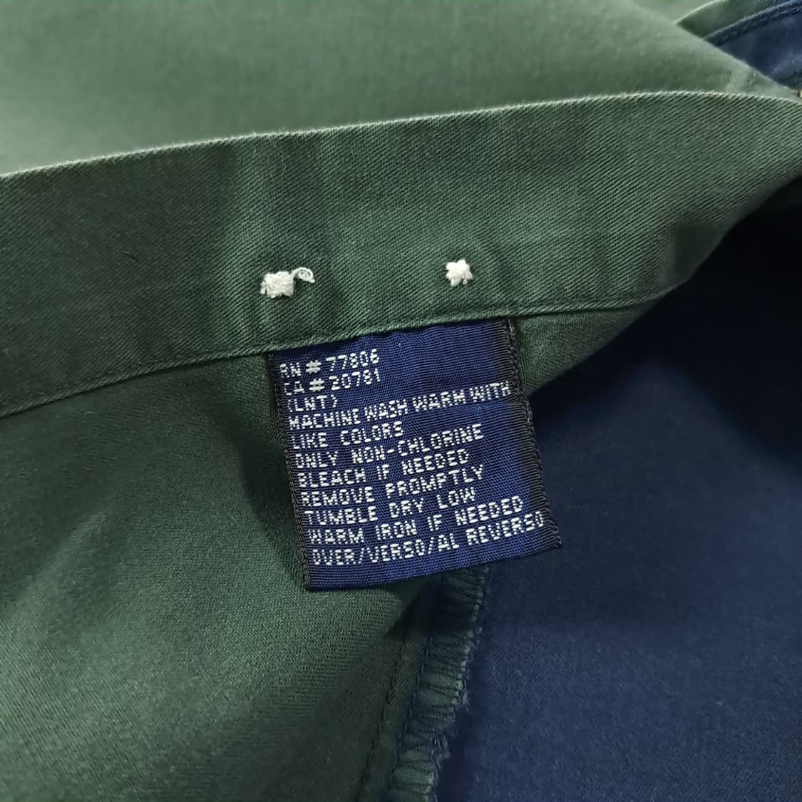 CK841 L 타미힐피거 90s 야누스 컬러 클래식 아이비 셔츠 남방 상품이미지5