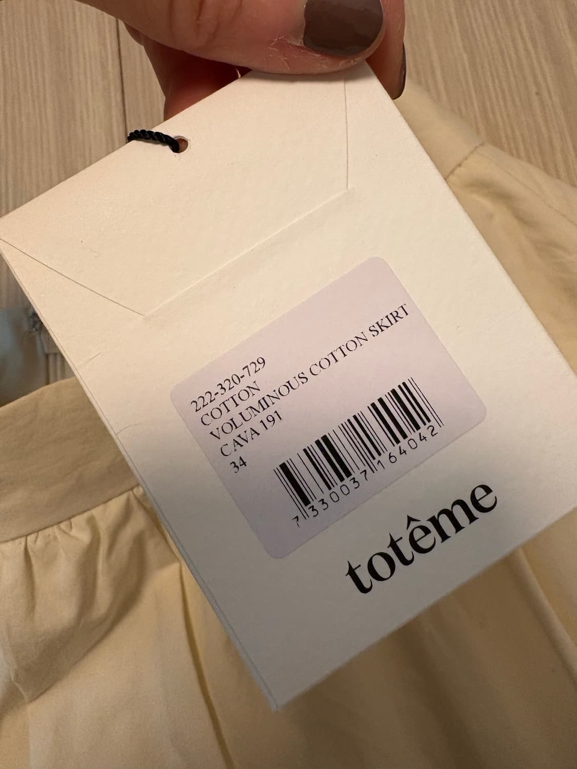 토템 코튼스커트 새상품 상품이미지6