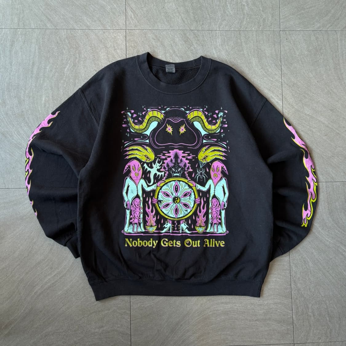 빈티지 길단 플레임 스웻 셔츠 상품이미지1