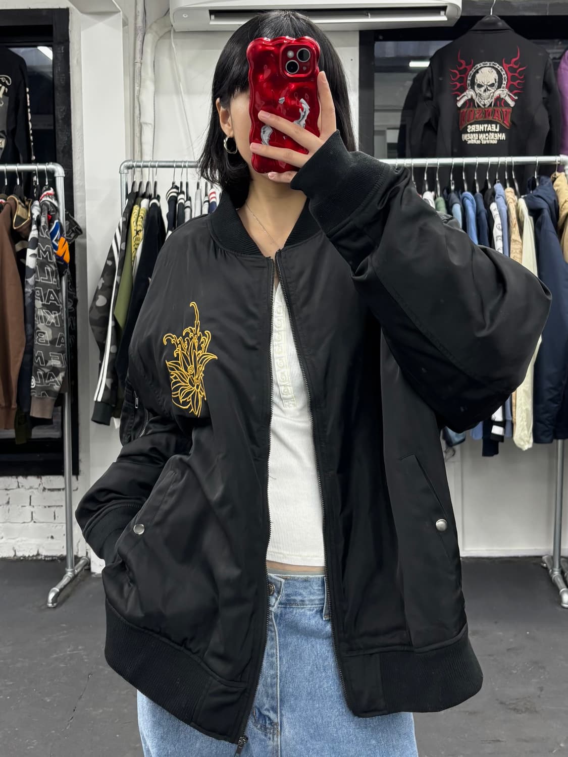 카라쿠리 타마시 오리엔탈 잉어 MA-1 상품이미지3