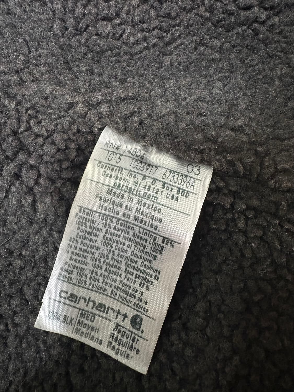 칼하트  후드 워크자켓 m 상품이미지6