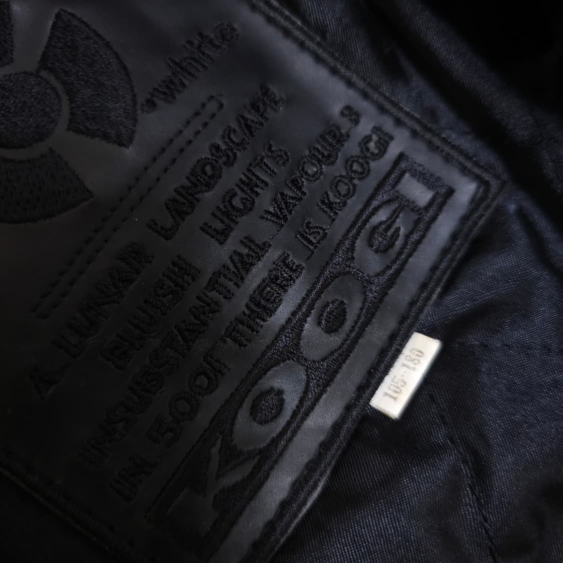 Koogi 쿠기  나일론 레더 자켓 상품이미지3