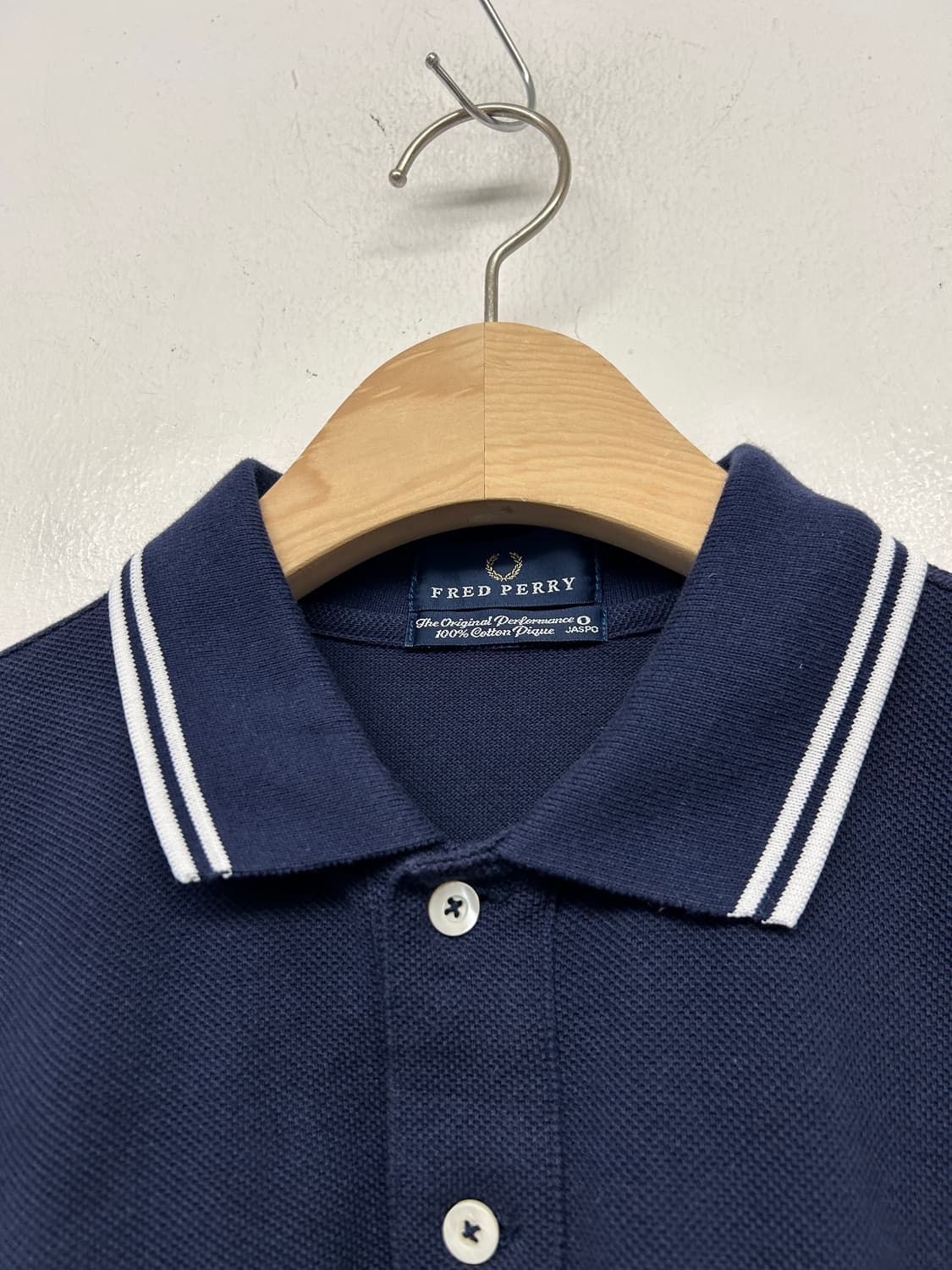 JPN 프레드페리 네이비 피케 폴로티 상품이미지3