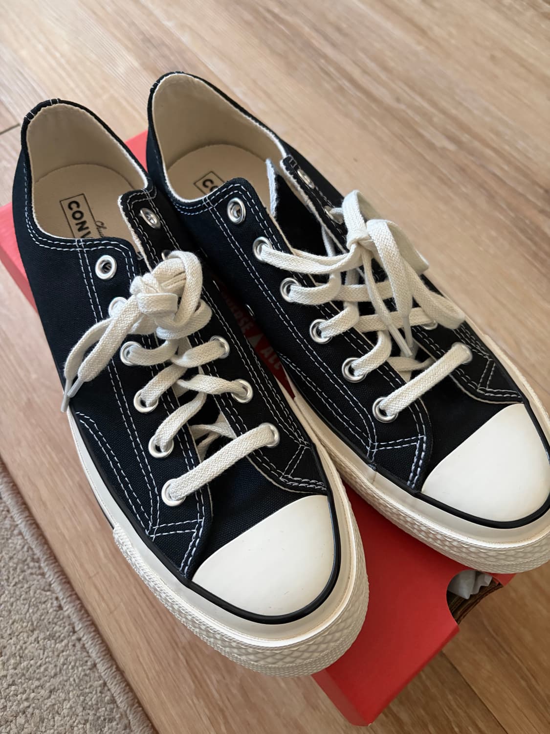 컨버스 척 70 로우 블랙 265 상품이미지2